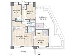 間取図画像 3LDK