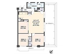 間取図画像 3LDK