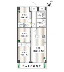 間取図画像 3LDK