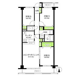 間取図画像 3LDK