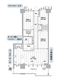 間取図画像 3LDK