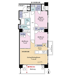 間取図画像 3LDK
