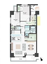 ステイツ立川中央 2LDKの間取図画像