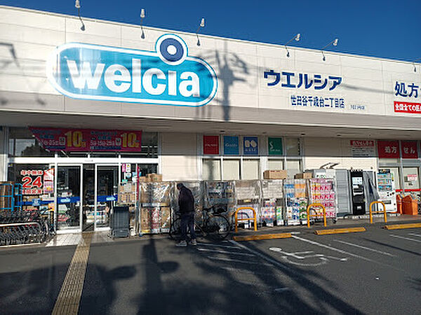 ウエルシア世田谷千歳台二丁目店　徒歩13分