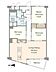 間取り：3LDK、専有面積64.62m2、西向け、屋上にトランクルームあり