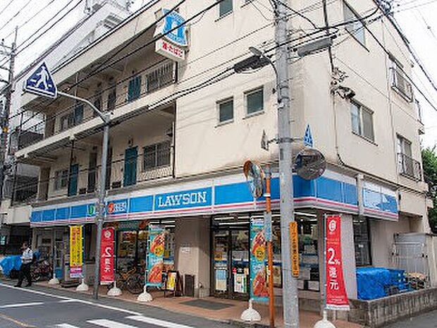 ローソン 調布多摩川店 徒歩8分
