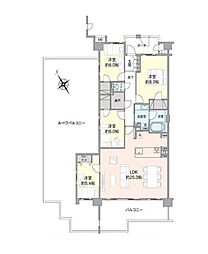 エンゼルラクシィ南大沢 4LDKの間取図画像