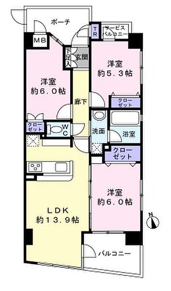 間取り：313004773406