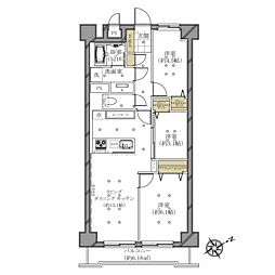 志津住宅 3LDKの間取図画像