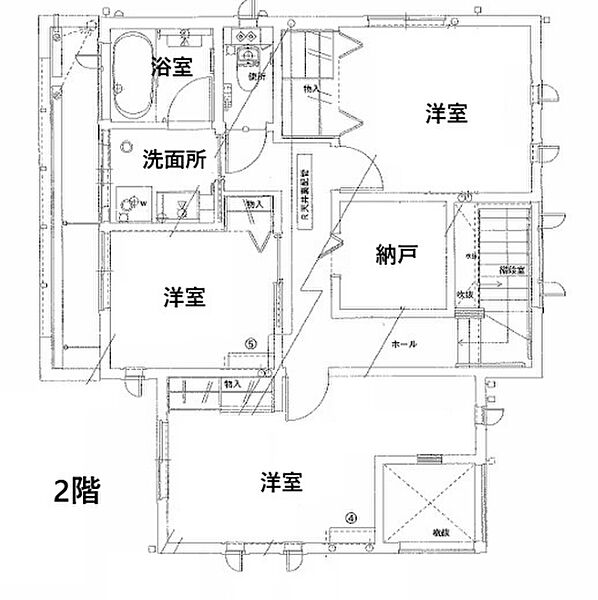 2階間取り図