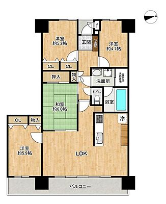 間取り Asobi  パストラルハイム白藤壱番館 2階/-