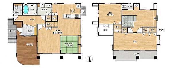 間取り：343000069782