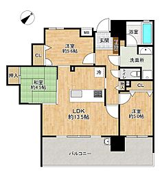 間取図画像 3LDK
