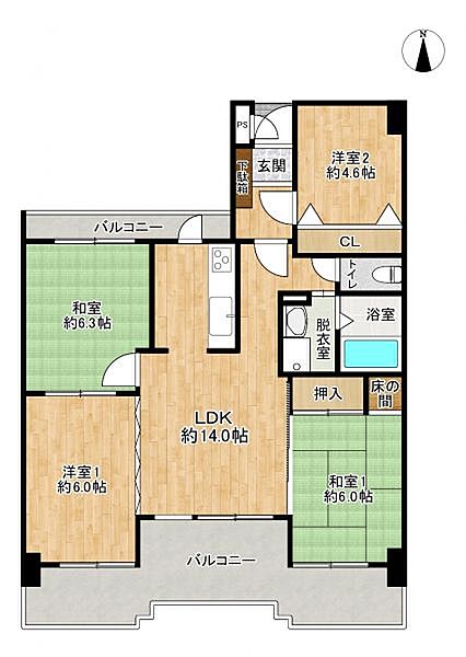 間取り：343000093312