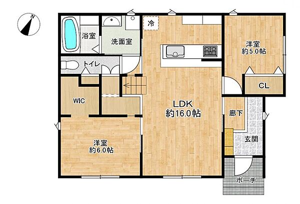 美しい室内と最新設備が魅力の2LDK！！