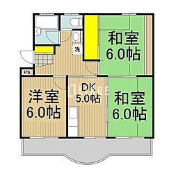 間取図画像 3DK