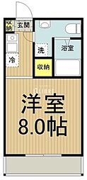 ベルフィオーレ 1Kの間取図画像