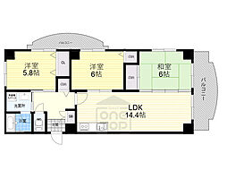 間取図画像 3LDK