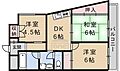 大川マンション3階6.0万円
