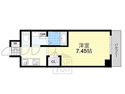 ARCA正雀 6階1Kの間取り