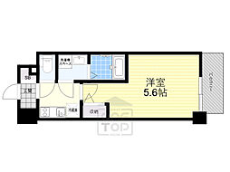SOLASIA　residence千里丘 3階1Kの間取り
