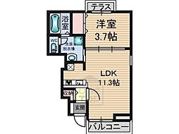 クレセント茨木2 1階