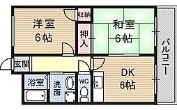 高尾マンション 4階/-