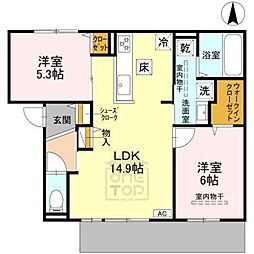 D-residence下田部A 1階/-