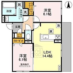 D-residence下田部A 1階/-