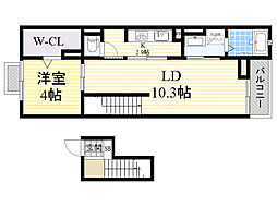 クリアネスコート 4階/-
