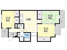 マンション・アメニティパート2 3LDKの間取図画像