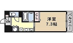 ハイマートさつき 1Kの間取図画像