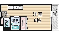 エスペオーラコンドウ ワンルームの間取図画像