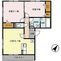物件の間取り