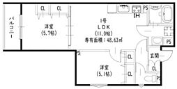 ピレーネ一津屋 1階