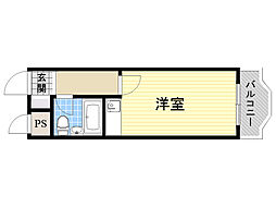 第一吉田ビル ワンルームの間取図画像