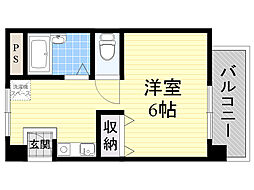 メゾン・アエロスタ ワンルームの間取図画像