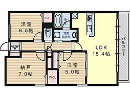 フロイデ川添 2階