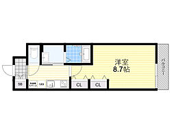 tom-soya 1Kの間取図画像