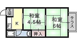 誠和ビル 2Kの間取図画像