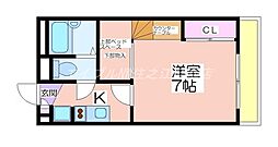 間取図画像 1K