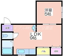 クレールド長居 2階