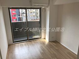 みおつくし岸里III 4階1Kのリビング/ダイニング