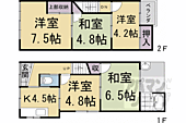 京都市下京区西新屋敷上之町 2階建 築47年のイメージ