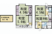 京都市東山区今熊野宝蔵町 2階建 築36年のイメージ
