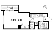 京都市南区西九条唐橋町 5階建 築16年のイメージ