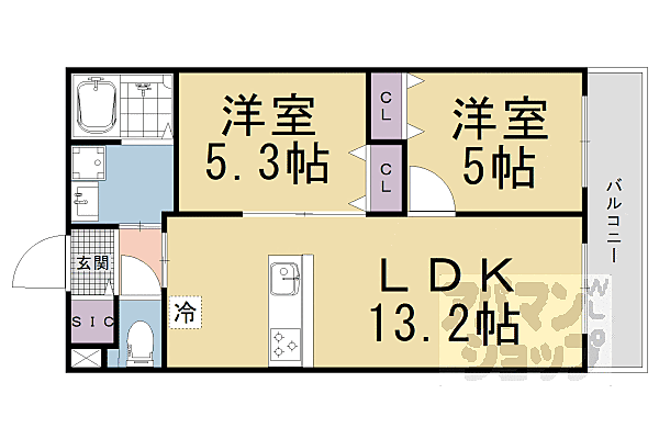 同じ建物の物件間取り写真 - ID:226065330697