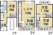 京都市南区久世殿城町 3階建 築28年のイメージ