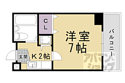 エルシティ四ノ宮 1Kの間取図画像