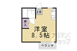 エルハイツ 3階ワンルームの間取り